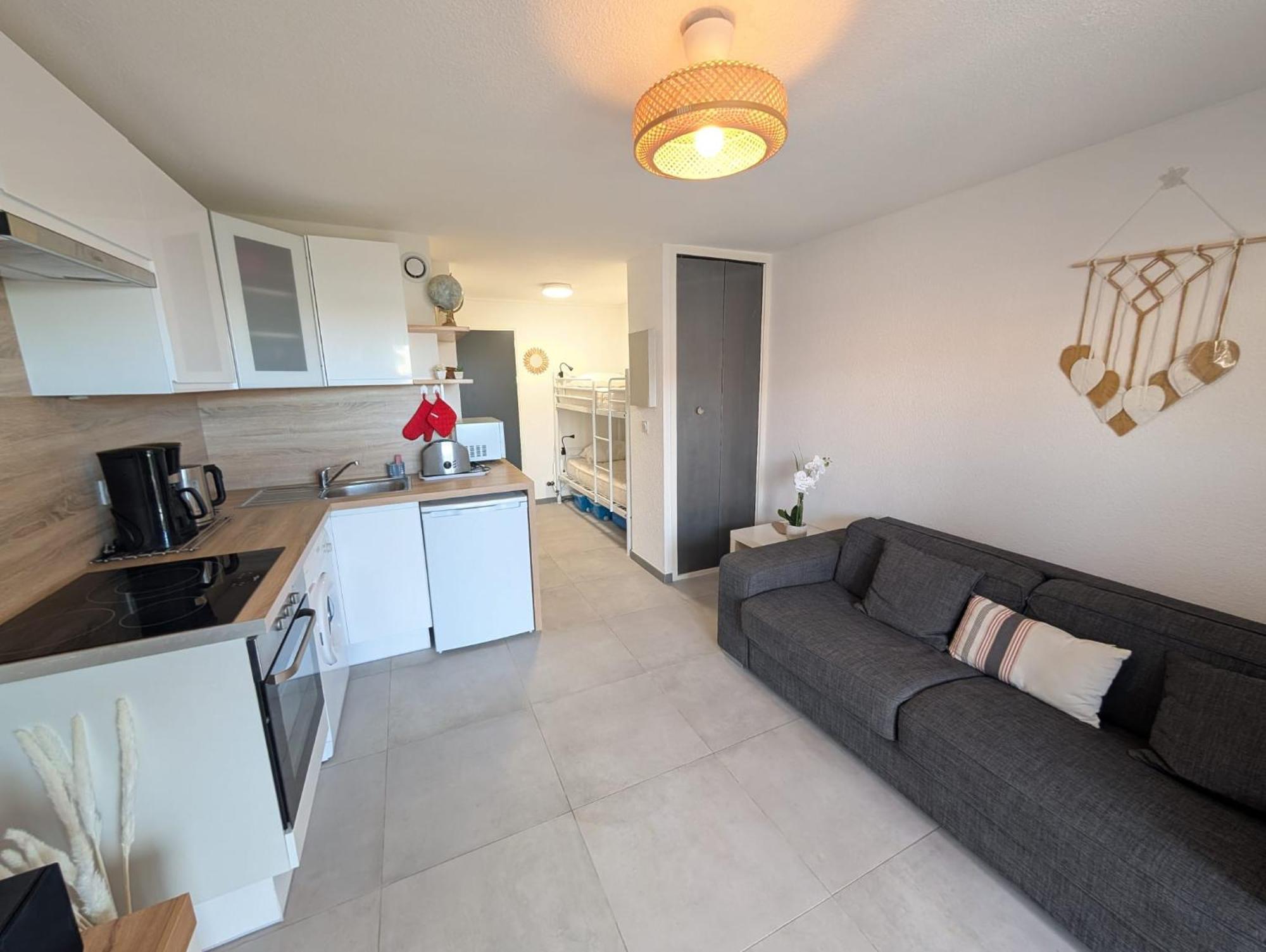 Studio Cabine 4 Personnes Cap D'Adge Agde Exterior photo